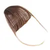 Franja Mini, Franja com Efeito Leve (Air Bangs), Franja Falsa, Franja Realista para Mulheres, Aplique de Cabelo com Franja Fina