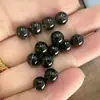 Ágata Negra y Roja Natural Brasileña Cuentas Sueltas Materiales para Accesorios Tejidos a Mano DIY Accesorios Joyería Listos para la Venta