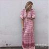 Vestido estampado Bohemia transfronterizo Europa y Estados Unidos una variedad de fabricantes de vestidos florales suministro directo una variedad de falda suelta