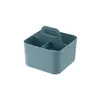 Organizador de Maquillaje de Escritorio Caja de Almacenamiento Portátil de Plástico Minimalista Moderno Oficina Cocina Caja Portátil para Snacks