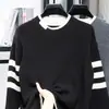 Item Quente Outono/Inverno: Suéter de Tricô Casual Tendência da Moda com Gola Redonda para Homens, Venda Direta da Fábrica