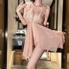 Popular Conjunto Íntimo Sexy Puro Deseo Uniforme Tentación Transparente Sexy Pijama Puro Deseo Cos Coqueteo Divertido Qqny