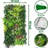 Transfronteiriço 50x 100cm Plantas Artificiais Simuladas Folhagem Decoração de Parede Externa Casamento Exposição Fachada de Loja Varanda