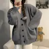 Desejo Suéter de Tricô Estilo Coreano Feminino AliExpress Primavera e Outono Pequeno Estilo Xiang Feng Sensação Preguiçosa Cardigan Outerwear Versátil Solto