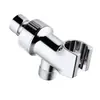 Soporte de Pared Ajustable para Cabezal de Ducha de Mano Cromado