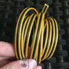 Ronda cuero sintético mimbre PE tiras de mimbre tejido a mano maceta DIY plano mimbre plástico tejido silla de exterior para ocio botella de aceite