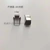 Archivador de chapa metálica estante hebilla accesorios acero inoxidable plástico galvanizado taquilla hebilla soporte más grueso