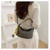 Bolso bandolera minimalista transfronterizo para mujer, bolso de mano moderno y a la moda, nuevo bolso cubo casual ligero, bolso de hombro