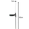 Luz LED Solar para Exteriores Luz de Caña Emisora de Luz Luz Decorativa de Césped Insertada en el Suelo Palo de Burbujas Acrílico de Colores Luz de Paisaje