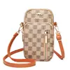 Bolsos Populares para Mujer 2025 Primavera Nueva Moda Versátil para Teléfono Móvil y Monedas Bolso de Hombro Cruzado Multicapa Universal