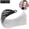 Pelucas de Cola de Caballo Dreadlock Estilo Europeo y Americano al por Mayor para Niños, Pelucas de Gomas Elásticas de Colores, Trenzas Boxeadora de Colores de Fibra de Alta Temperatura