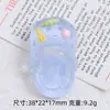 Kit de Materiales para Accesorios de Zapatos DIY de Dibujos Animados con Purpurina Fina Transparente, Pegamento Cremoso, Resina, Piezas Pequeñas, Hebilla para Zapatos Clog