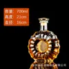 Botella de Vino de Vidrio 500ml Botella de Vino Extranjero 700ml Botella de Vino Tinto Whiskey Brandy 750ml Botella de Vino Vacía Cristal