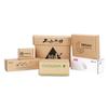 Cajas Corrugadas Plegables en Forma de Abanico, Cuadradas, Extra Duras y Gruesas para Entrega Express y Logística, Cajas Planas para Avión, Cajas de Papel, Al por Mayor en Stock