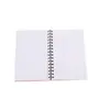 Cuaderno de Hojas Sueltas Color Estilo Oficina de Negocios Sencillo Cuaderno de Espiral Color Sólido Bloc de Notas Transparente A5 Diario