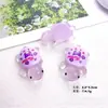 Accesorios de Resina de Tortuga Trinitaria Estéreo Luminosos para Paisaje Micro DIY Adornos para Coche Colgante de Llavero Bolsa Sorpresa En Vivo