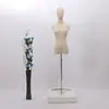 Maniquí de Tienda de Ropa Exhibición de Ventana Maniquí Femenino de Medio Cuerpo Accesorios Maniquí de Enseñanza Modelo de Exhibición para Ropa Femenina Busto Pequeño