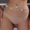 AliExpress nova corrente de cintura com pérola em formato de laço moda europeia e americana sexy corrente para o corpo com strass