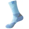 Meias Masculinas Zhuji Meias de Toureio Meias de Basquete Meia-Calça Meias de Terry Meias Profissionais para Treinamento Corrida Esportes Resistentes ao Odor