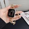 Adecuado para Apple 678910 Pulsera de Hilo con Perlas y Circonita de Corazón Xiaomi Huawei 8910 Fit34 Pulsera Decorativa