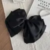 Acessório de Cabelo Elegante de Cetim de Alta Qualidade Estilo Coreano com Presilha de Rabo de Cavalo Laço, Prendedor de Cabelo e Ornamento de Cabelo Versátil