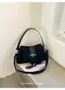 Bolso de Axila de Alta Gama Estilo Biker Dulce y Fresco Bolso de Hombro Único de Moda Nicho Bolso Cruzado Versátil de Gran Capacidad para Viajes Diarios