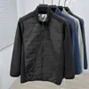 Jaqueta Masculina Casual Confortável e Quente de Algodão com Enchimento de Penugem e Lã com Gola Alta Novo Estilo Outono/Inverno 2026