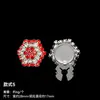 Botões Metálicos com Strass à Venda Direta em Estoque Botões Costurados à Mão Botões Decorativos DIY Botões para Suéter Casaco Vestido Estilo Chanel Acessórios