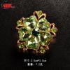 Ramillete de cristal para mujer, accesorios creativos de nicho, broche colorido, para traje, abrigo, cheongsam, luz anti-corrosión, accesorios fijos que combinan con todo.