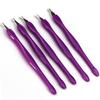 Tenedor para piel muerta de uñas acero inoxidable empujador de piel muerta boca de tenedor V profunda tratamiento exfoliante piel muerta multicolor opcional ventas directas de fábrica