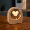 Luz Nocturna de Cristal, Souvenir de Cristal Creativo, Decoración de Escritorio, Lámpara de Noche de Ambiente, Regalo Pequeño para Estudiante Profesor de Puesto