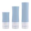 Set de Botellas Recargables de Viaje, Botella Portátil de Espuma para Gel Antibacterial, Botella Recargable de Silicona para Champú y Cosméticos