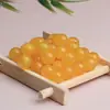 Entrega Directa de Fábrica de Ágata Natural de Cinco Colores Negro, Rojo, Amarillo, Blanco y Verde Cuentas Sueltas Accesorios para Joyería DIY Cuentas Redondas de Ágata Joyería