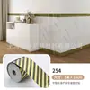 Zócalo transfronterizo autoadhesivo engrosado, pegatinas de pared para el alféizar de la ventana, línea de cintura, pegatinas de azulejos de cerámica de imitación, decoración impermeable de mármol
