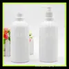 Botella blanca de gel de ducha 500ml champú botella blanca gran capacidad botella con bomba 500ML desinfectante de manos botella de pico de pato