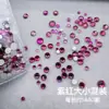 Diamantes Populares para Uñas de Fondo Plano Tamaño Mixto 1440 Brillantes Coloridos Fondo Plateado Diamantes Redondos Pequeños Accesorios Portátiles para Uñas