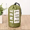 Lona de Tres Compartimentos Poliéster Exterior Primeros Auxilios Saco de Dormir Tienda de Campaña Almacenamiento Portátil Cordón de Nylon Bolsa de Empaque con Cordón