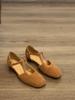 Sandalias Romanas Tejidas Retro Hermosas para Mujer 2025 Nuevo Verano Calzado Exterior Hueco Mary Jane Zapatos de Punta con Tacón Grueso