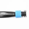 Tubería de Riego por Goteo de 16 mm con Tapón de Cierre, Tapón de Cola, Tubería de Cinta de Riego por Goteo con Laberinto de Parche Integrado, Accesorios