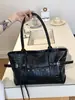 Bolsa Tote Simples Tendência de Grande Capacidade Transfronteiriça para Mulheres Verão 2026 Nova Moda Versátil Casual Bolsa de Ombro Tendência