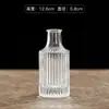 Vaso Criativo em Relevo Mini Vaso Francês Vaso Hidropônico Transparente Ornamentos Vintage Vaso de Vidro