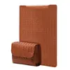 Capa para Laptop Nova de Fábrica para Apple 13.3 Huawei Lenovo Xiaoxin 14 polegadas Capa Protetora Couro PU Padrão Trançado