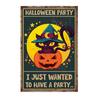 Pinturas de Hierro de Halloween Europeas y Americanas, Decoraciones de Pared Retro Personalizadas, Decoraciones de Pared, Ambiente Festivo al por Mayor, Pinturas Decorativas de Hierro Viejo