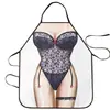 Delantales Creativos, Originales y Divertidos para Interacción de Parejas, Accesorios de Entretenimiento para Fiestas, Suministro Transfronterizo [Satén]