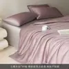Conjunto de Roupa de Cama de Quatro Peças em Tencel Austríaco Lenzing para Primavera e Verão, Fresco e Sedoso para Dormir Nu, Capa de Edredom e Lençol de Cama em Liocel, Classe A