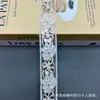 Estilo Étnico Tigre Bordado con Lentejuelas Doradas Accesorios Diadema Código de Barras Diadema Decoración Bordada Textil para el Hogar