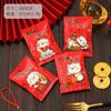 Ano Novo Floco de Neve Crisp Saco de Embalagem Lucky Cat Cookies Nougat Bag Baking Candy Packaging Bag Atacado