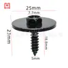 Tornillo de Fijación para Parachoques Protector de Motor de Clk Viano Maybach Clase S A0019906036