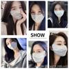 [TikTok quente] Flat Car Craft Ice Silk máscara de proteção solar verão Thin Ice Silk proteção ocular ângulo máscara facial completa