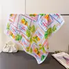 Pañuelo de Seda Artificial con Estampado de Limones Estilo Coreano, Chal, Bufanda de Cuello, Pañuelo de Cuello de Alta Gama, Pañuelo Cuadrado Pequeño, Pañuelo para la Cabeza, Pañuelo de Seda, Bufanda para Mujer